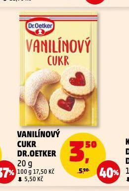 Penny Market Dr. oetker vanilínový cukr nabídka