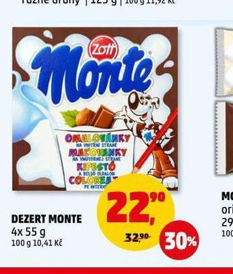 Penny Market Dezert monte nabídka