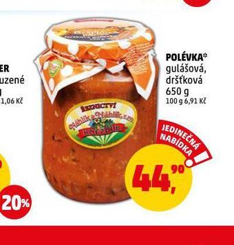 Penny Market Polévka gulášová, dršťková nabídka