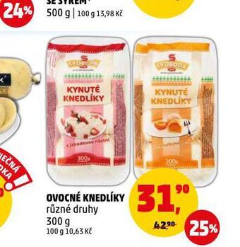Penny Market Ovocné knedlíky nabídka