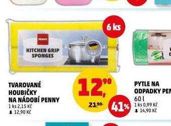 Penny Market Tvarované houbičky na nádobí penny nabídka