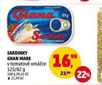 Penny Market Sardinky gran mare nabídka