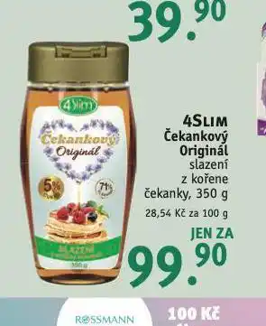 4slim čekankový originál slazení