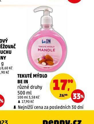 Penny Market Be in tekuté mýdlo nabídka