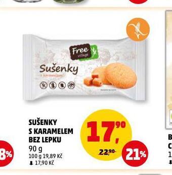 Penny Market Sušenky s karamelem bez lepku nabídka