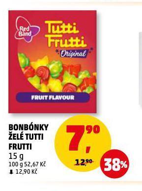 Bonbónky želé tutti frutti