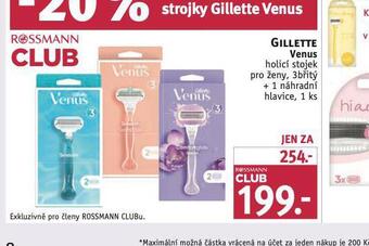 Rossmann Gillette venus holicí strojek nabídka