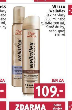 Rossmann Wella wellaflex lak, tužidlo nabídka