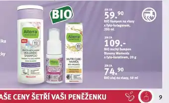 Rossmann Alterra bio olej na vlasy nabídka