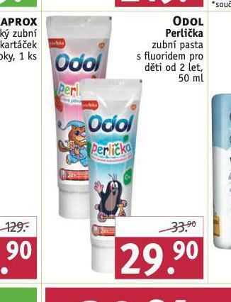 Rossmann Odol perlička zubní pasta nabídka