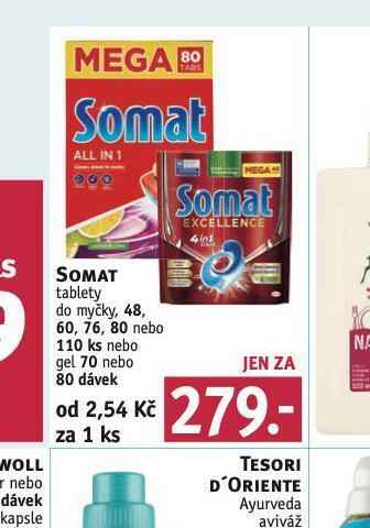 Rossmann Somat tablety do myčky nabídka
