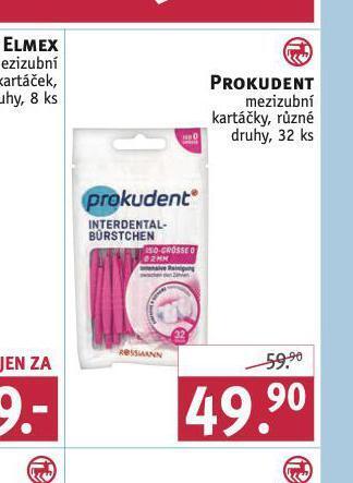 Rossmann Prokudent mezizubní kartáčky nabídka