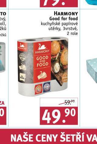 Rossmann Harmony kuchyňské utěrky nabídka