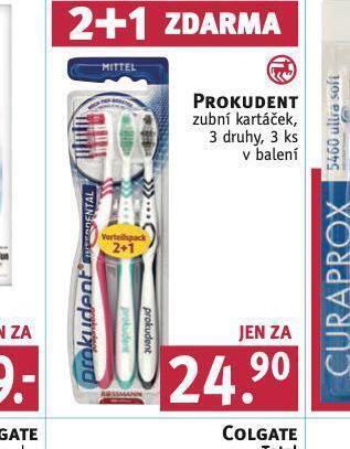 Rossmann Prokudent zubní kartáček nabídka