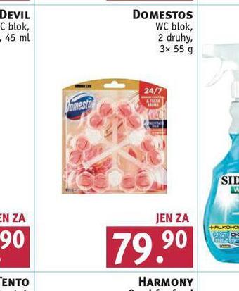 Rossmann Domestos wc blok nabídka