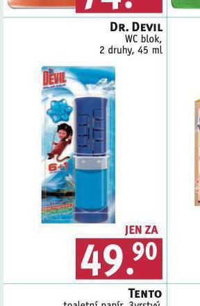 Rossmann Dr. devil wc blok nabídka