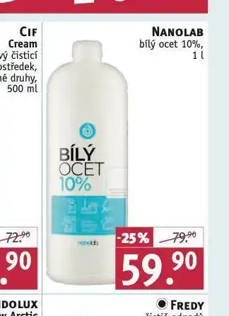 Rossmann Nanolab bílý ocet 10= nabídka