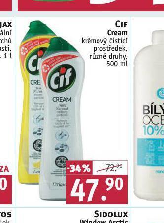 Rossmann Cif cream krémový čistící prostředek nabídka