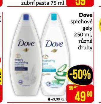 Teta Dove sprchový gel nabídka
