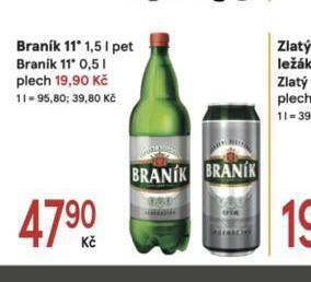 Žabka Pivo braník 11 nabídka