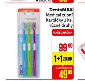 Teta Dentamax medical zubní kartáčky nabídka