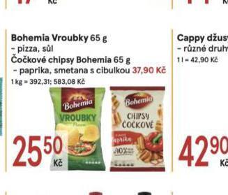 Žabka Bohemia vroubky nabídka