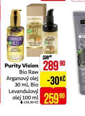 Teta Purity vision levandulový olej nabídka