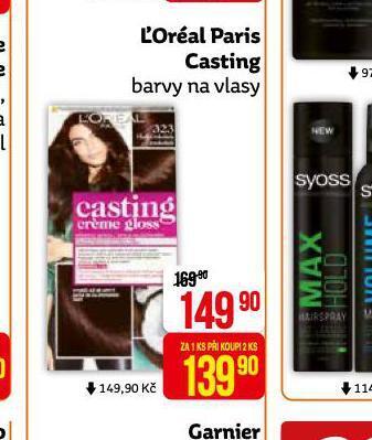 Teta Loreal paris casting barvy na vlasy nabídka
