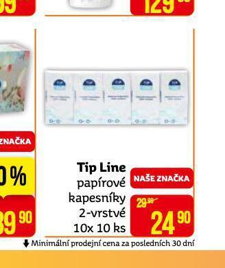 Teta Tip line papírové kapesníky nabídka