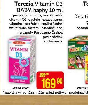 Teta Terezia vitamin d3 baby, kapky nabídka