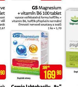 Teta Gs magnesium + vitamin b6 nabídka