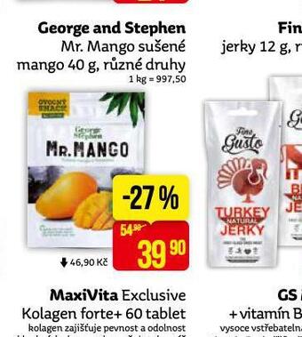 Teta George and stephen mr. mango sušené mango nabídka