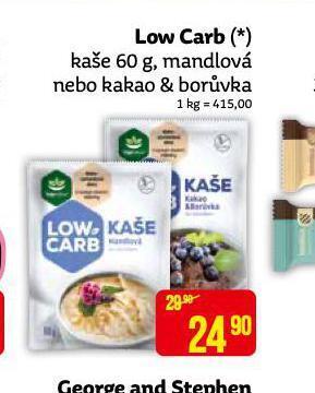 Teta Low crab kaše nabídka