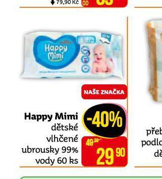 Teta Happy mimi dětské vlhčené ubrousky nabídka