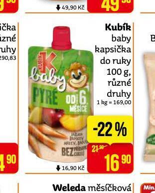 Teta Kubík baby kapsička do ruky nabídka