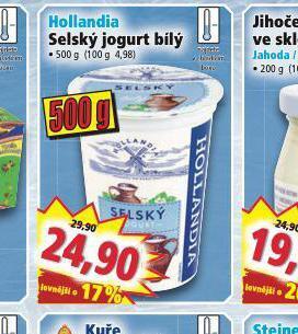 Norma Hollandia selský jogurt bílý nabídka