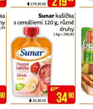 Teta Sunar kašička s cereáliemi nabídka