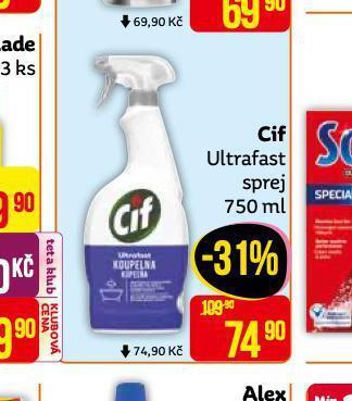 Teta Cif ultrafast sprej nabídka