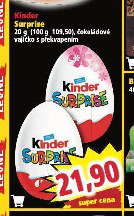Norma Kinder surprise nabídka