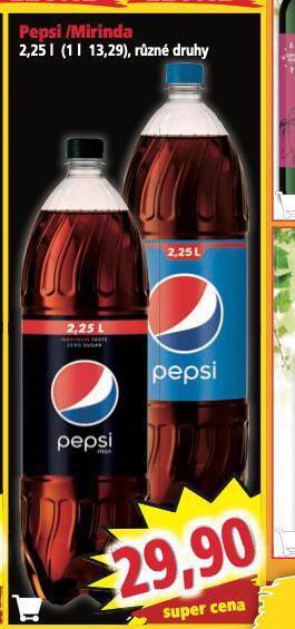 Norma Pepsi / mirinda nabídka