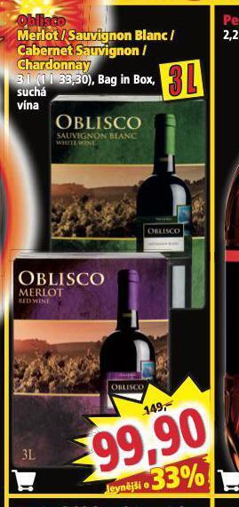 Norma Oblisco chardonnay nabídka