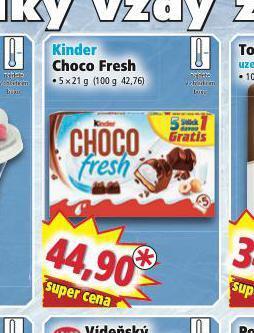 Norma Kinder choco fresh nabídka