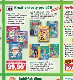 Norma Kreativní sety pro děti nabídka