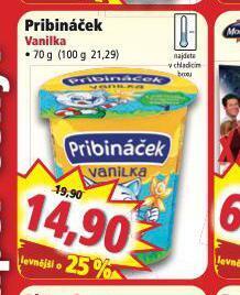 Norma Pribináček vanilka nabídka