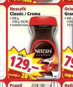 Norma Nescafé classic / crema nabídka