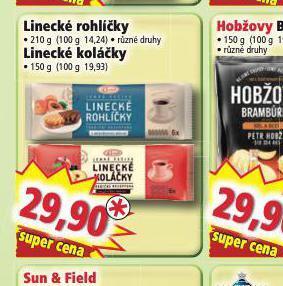Norma Linecké koláčky nabídka