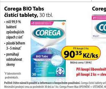 Dr. Max Corega bio tabs čistící tablety nabídka