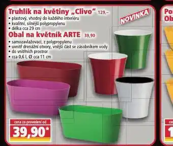 Norma Truhlík na květiny clivo nabídka