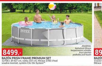Baumax Bazén prism frame premium set nabídka