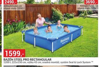 Baumax Bazén steel pro rectangular nabídka